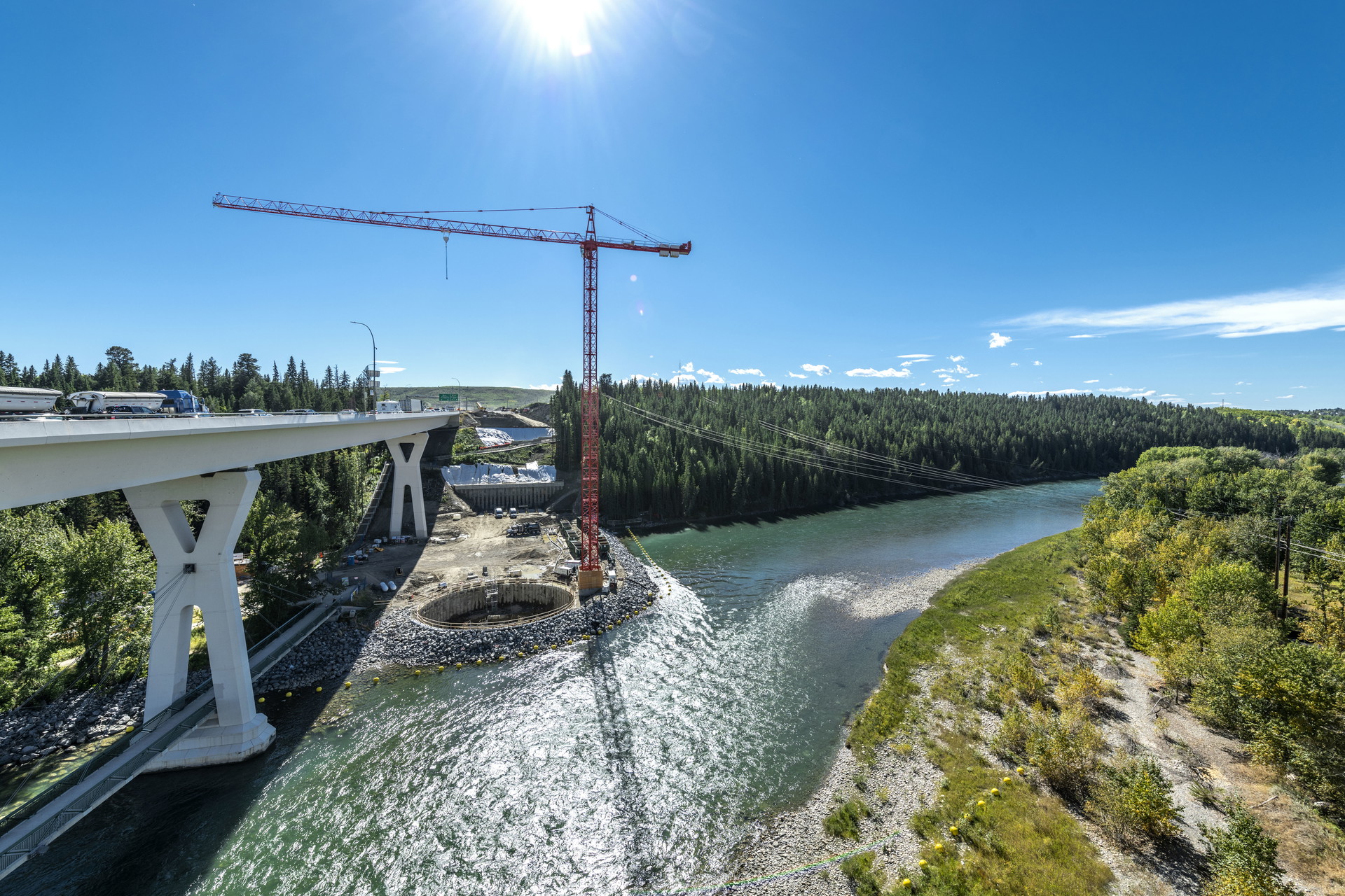 Bow River Twinning Project landscape view
