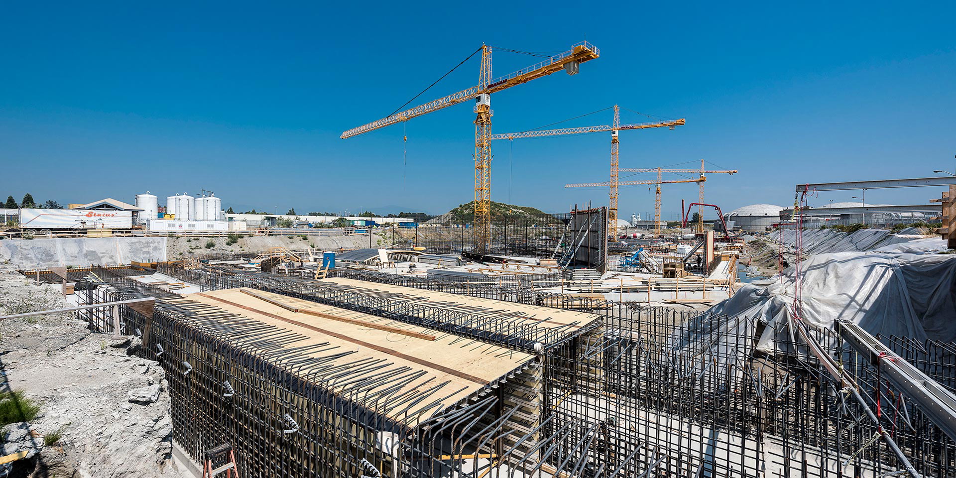 Annacis Construction Work site 