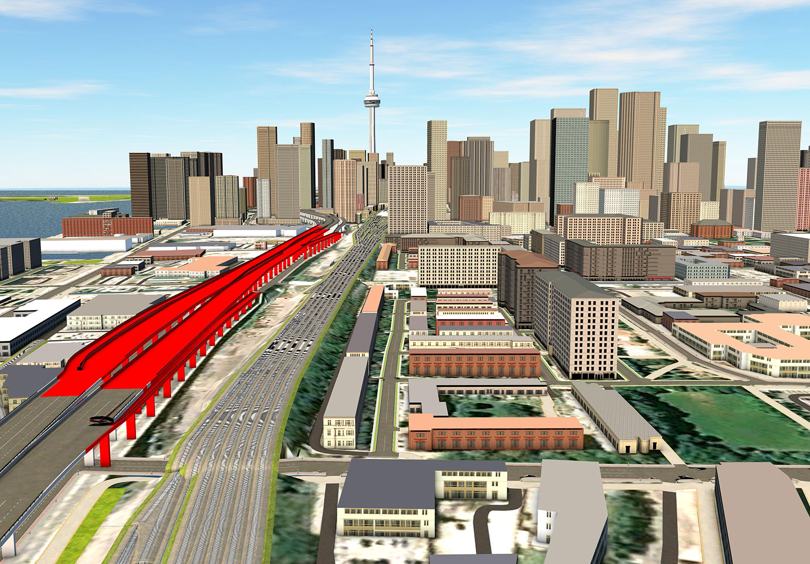 Gardiner Expressway Rendering
