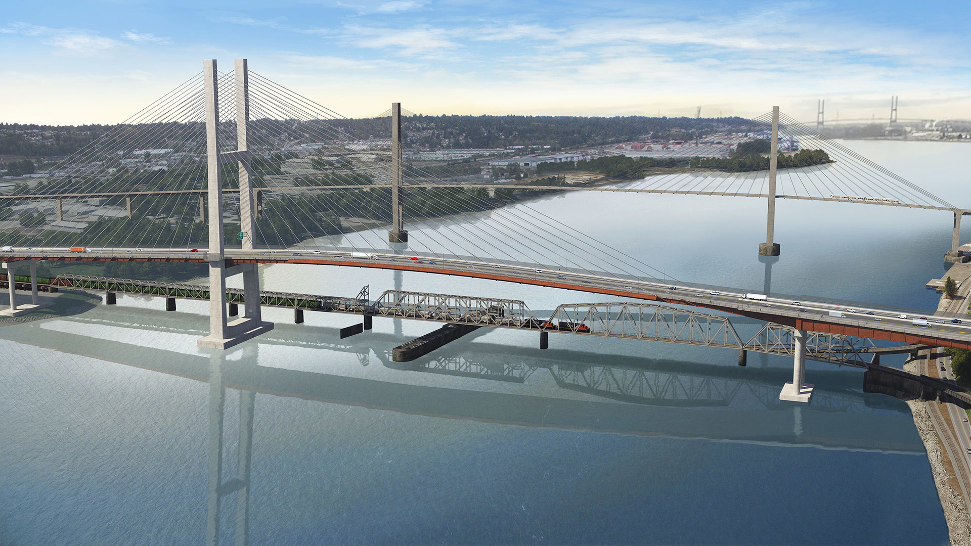 Pattullo Bridge Rendering